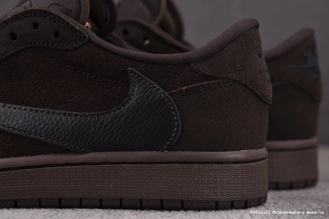 Official Maikesneakers Scott x Travis Velvet Brown Low Jordan 1 Air OG DM7866-202 0728